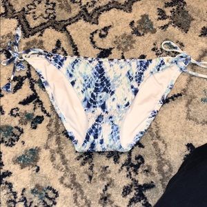 VS String Bikini bottom blue & white